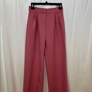 Abercrombie Pink high-waisted trousers
